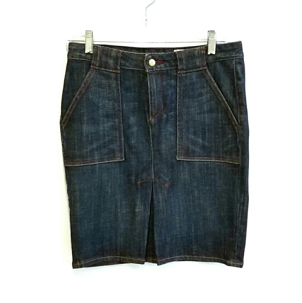 Paper Denim  Cloth Denim Pencil Skirt